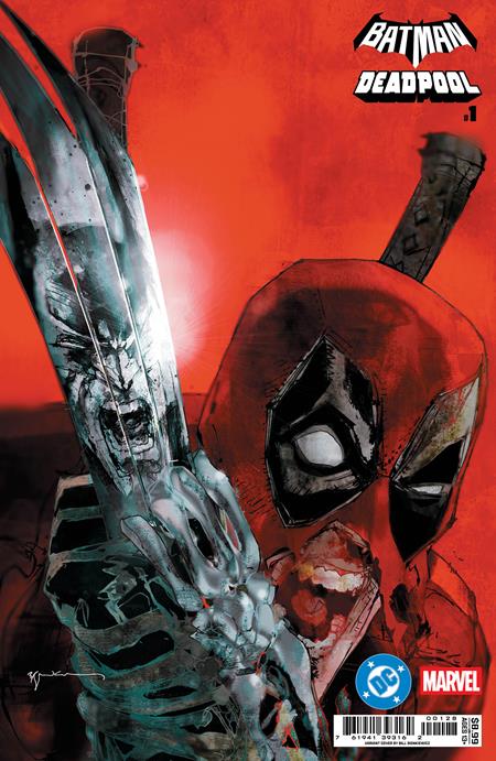 DC Marvel Batman Deadpool #1 Cover Q Bill Sienkiewicz ~ Pre-Sale 11/19