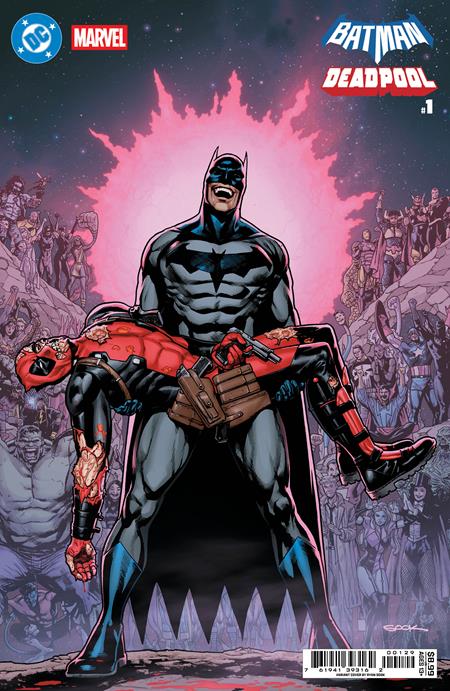 DC Marvel Batman Deadpool #1 Cover R Ryan Sook ~ Pre-Sale 11/19