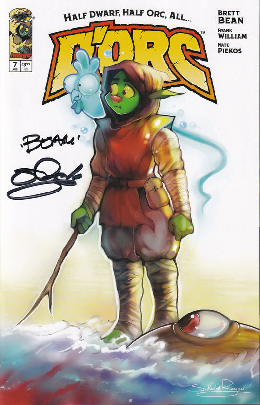 D'ORC #7 TelComics Exclusive Sukesha Ray Card Stock Double Signed available at TelComics