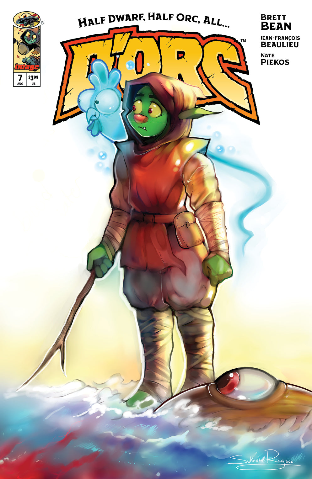 D'ORC #7 TelComics Exclusive Sukesha Ray Card Stock