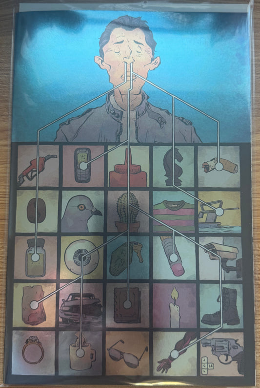 Mind MGMT New & Improved #1 Lonergan Chase Foil LMT 1000 available at TelComics