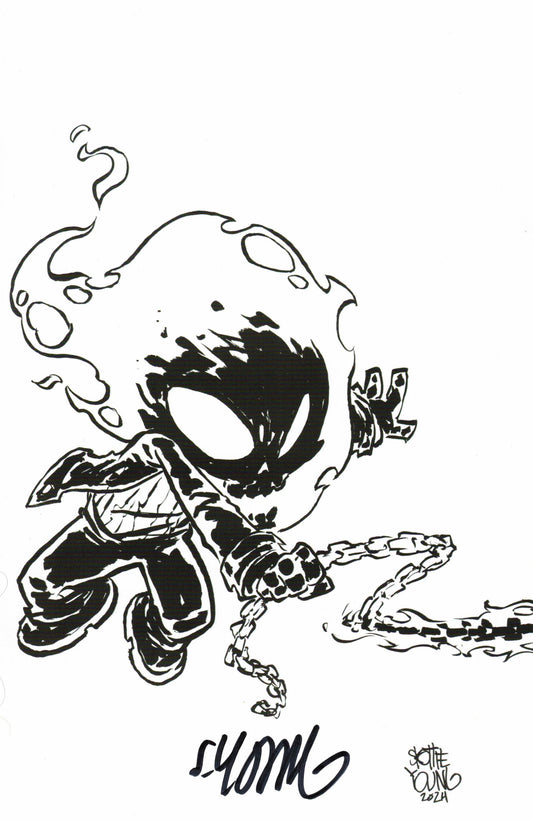 Skottie Young's Ghost Rider Final Vengeance #4 1:50 Ratio Signed