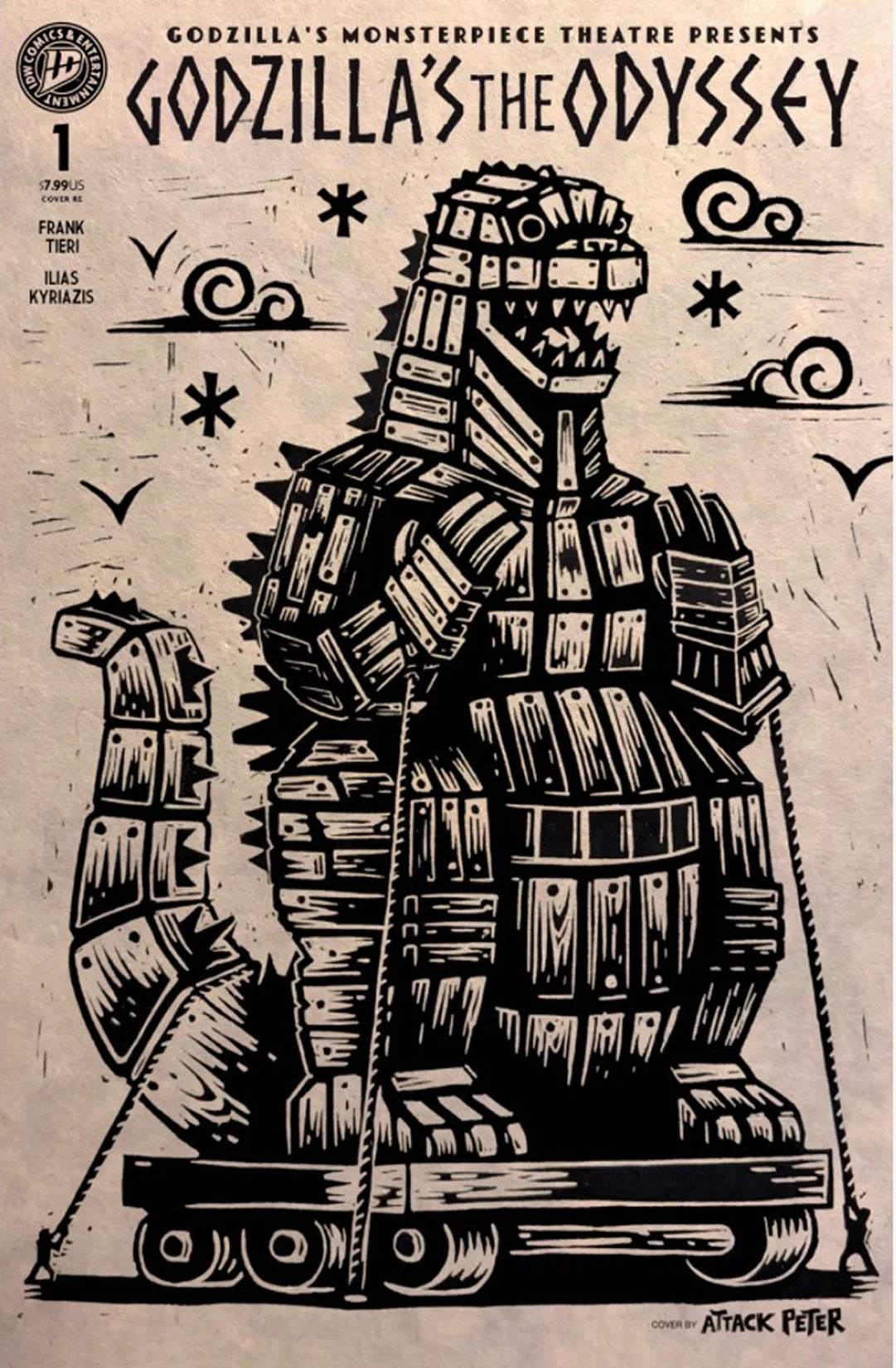 Godzilla’s The Odyssey Attack Peter Trojanzilla Exclusive Variant