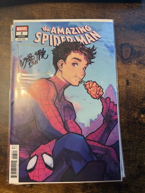The Amazing Spider-Man #3 Rose Besch Signed
