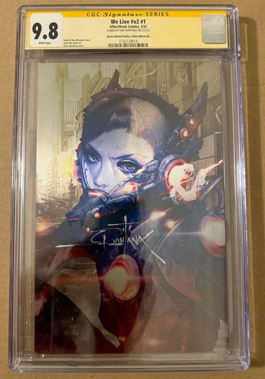 We Live: Age of the Palladions Black #1 Metal Signed Dan Quintana