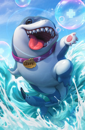Jeff the Land Shark by Artgerm Poster - Telcomics