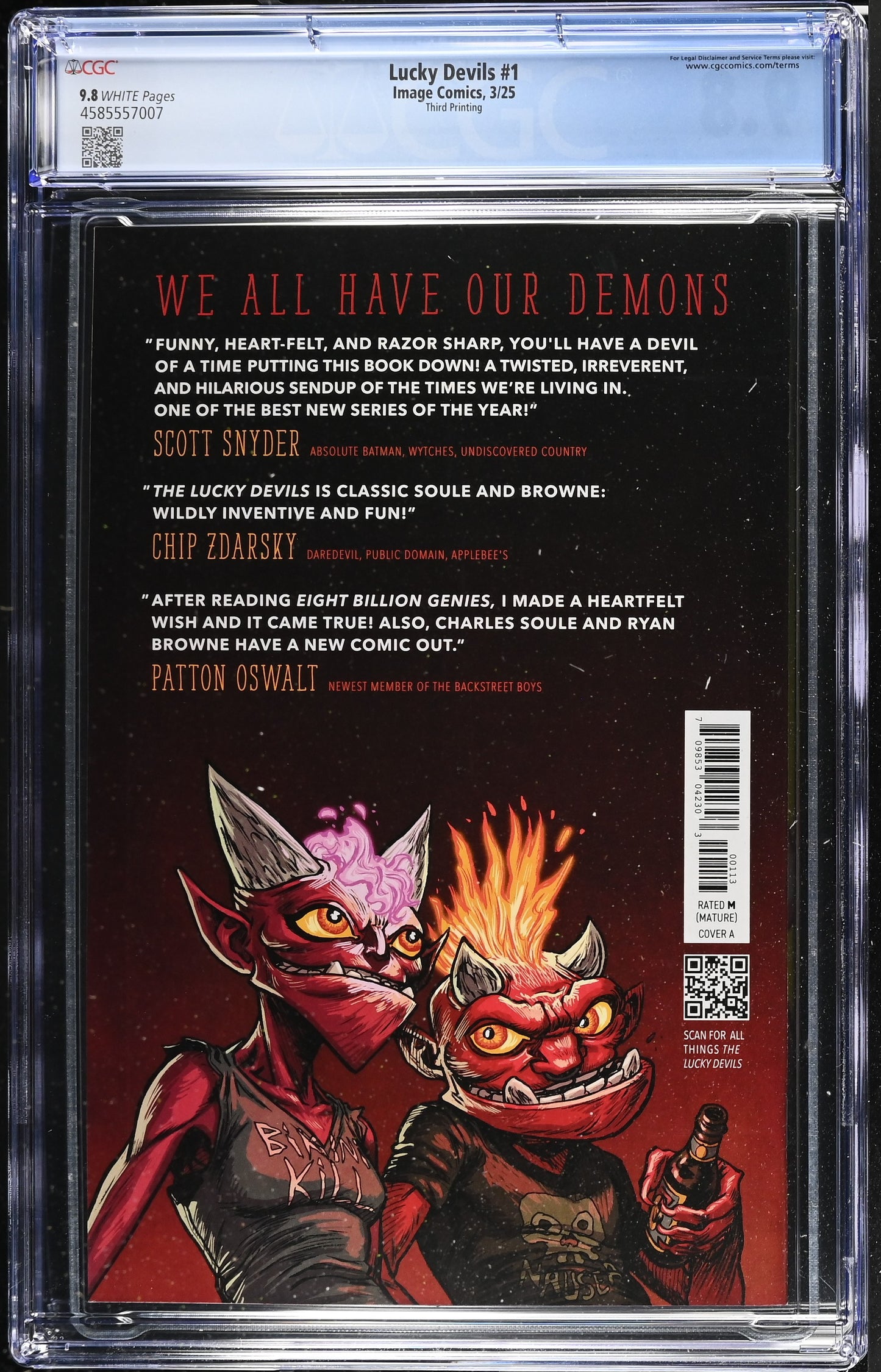 Lucky Devils #1 3rd Printing Jenny Frison CGC 9.8