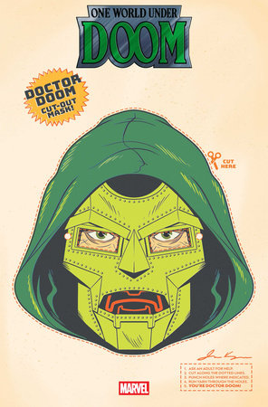 One World Under Doom #7 Retro Halloween Mask