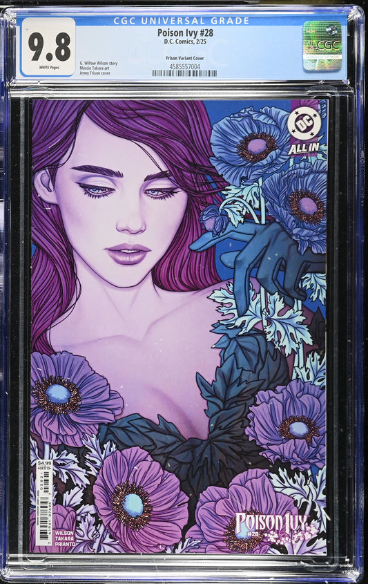 Poison Ivy #28 Cover B Jenny Frison Card Stock CGC 9.8 - Telcomics