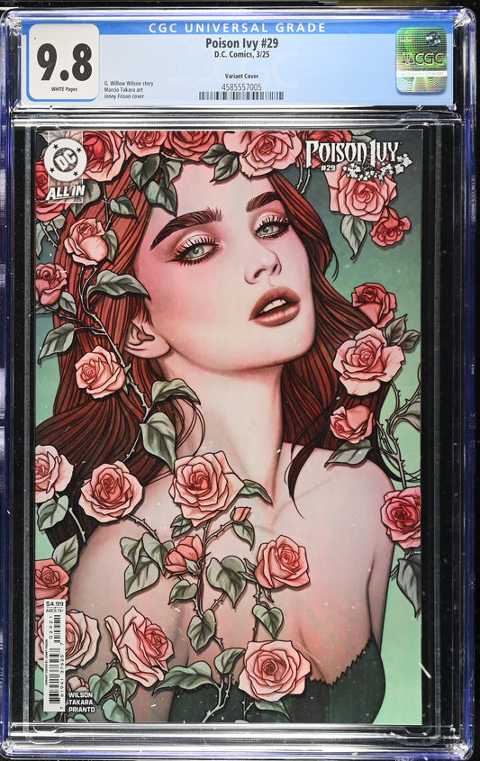 Poison Ivy #29 Cover B Jenny Frison Card Stock CGC 9.8 - Telcomics