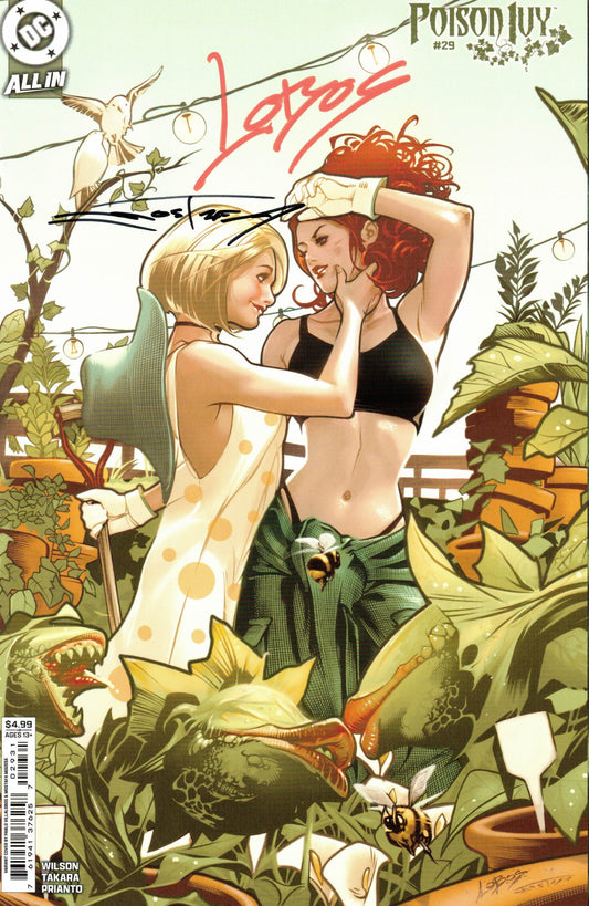 Poison Ivy #29 Cover C Pablo Villalobos Double Signed - Telcomics