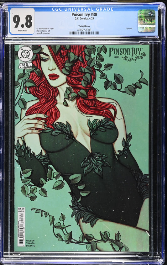 Poison Ivy #30 Cover B Jenny Frison Card Stock CGC 9.8 - Telcomics