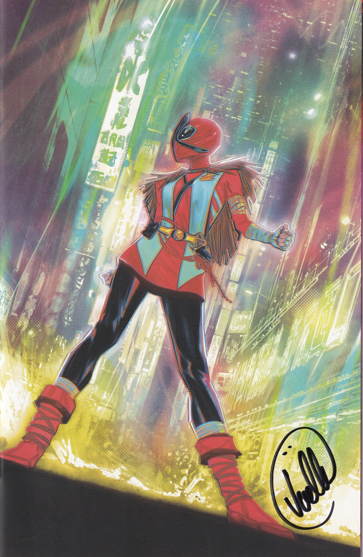 Power Rangers Prime #1  Joëlle Jones 1:75 Ratio Variant Signed