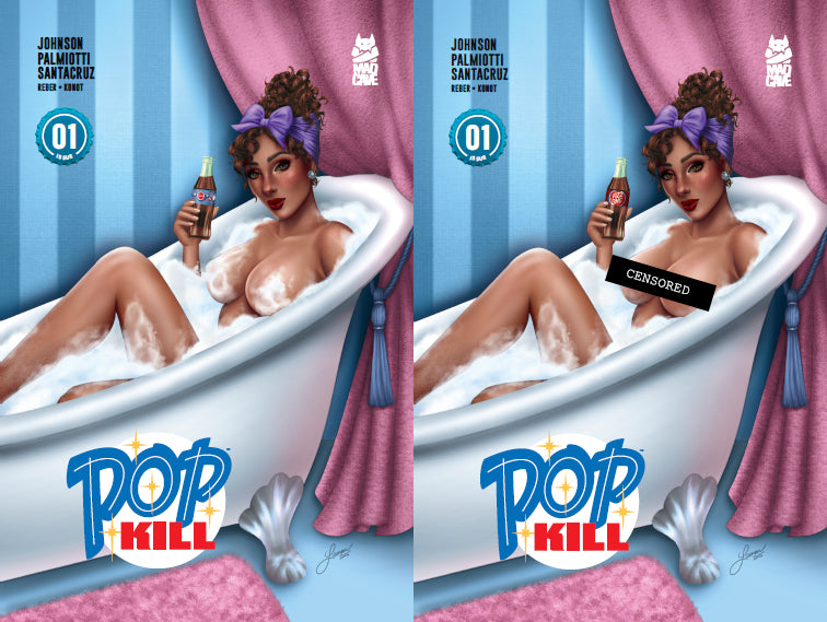 Pop Kill #1 Lauren Wright Naughty & Nice Bundle - Telcomics