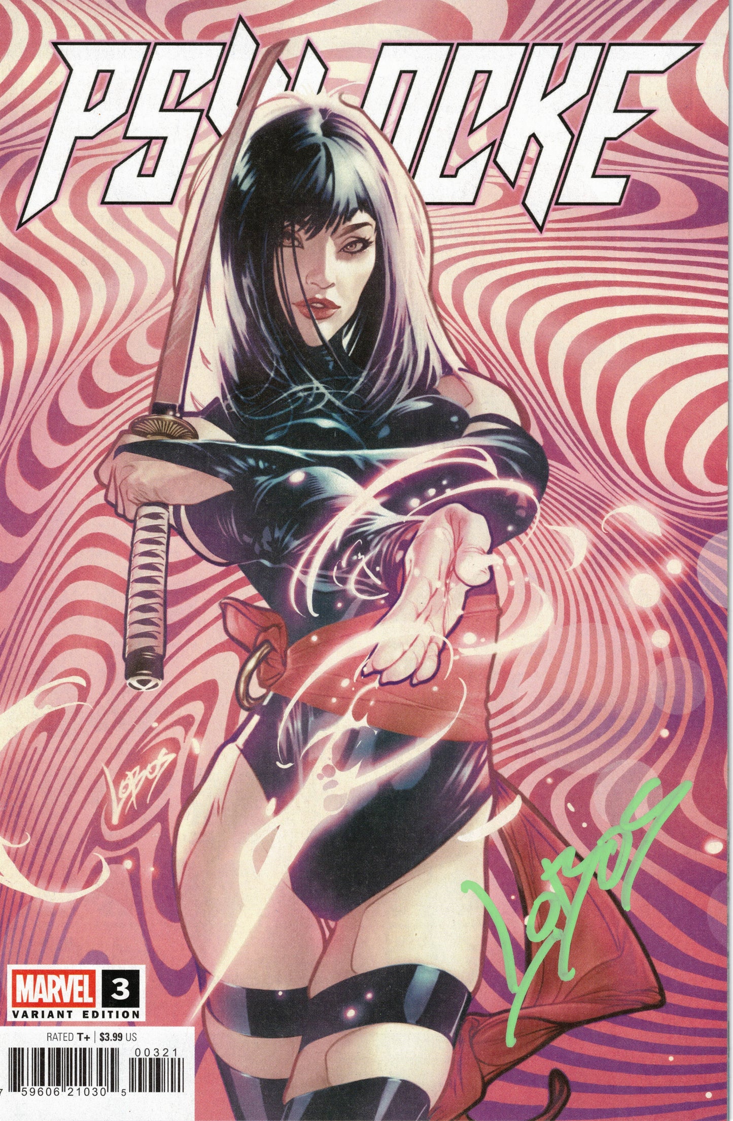 Psylocke #3 Pablo Villalobos Variant Megacon Signed