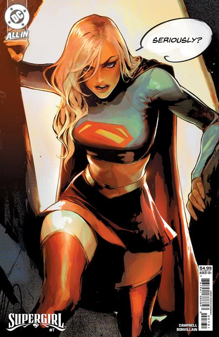 Supergirl #7 Cover B Sozomaika Card Stock
