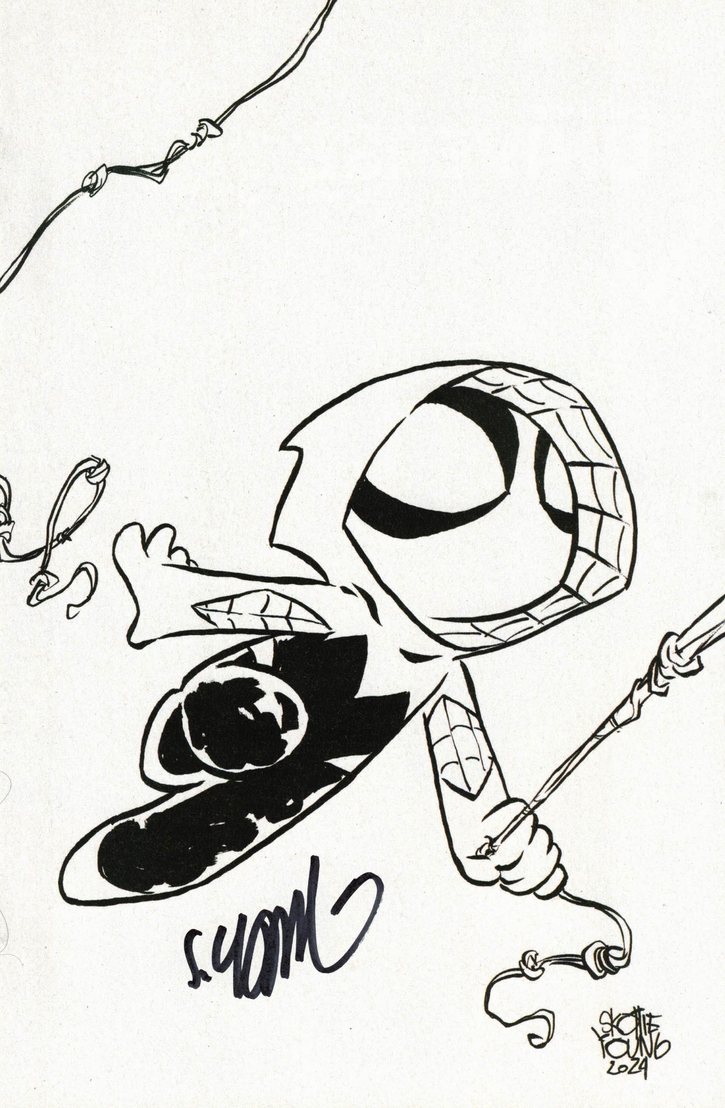 Skottie Young's Spider-Gwen: The Ghost Spider #3 1:50 Ratio Signed