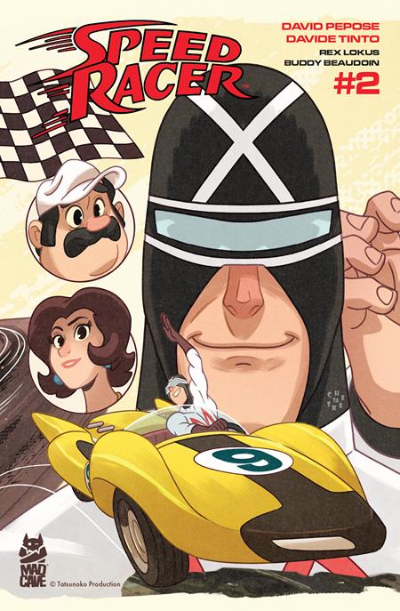 Speed Racer #2 Cover B Sean Galloway Retro Manga Variant - Telcomics