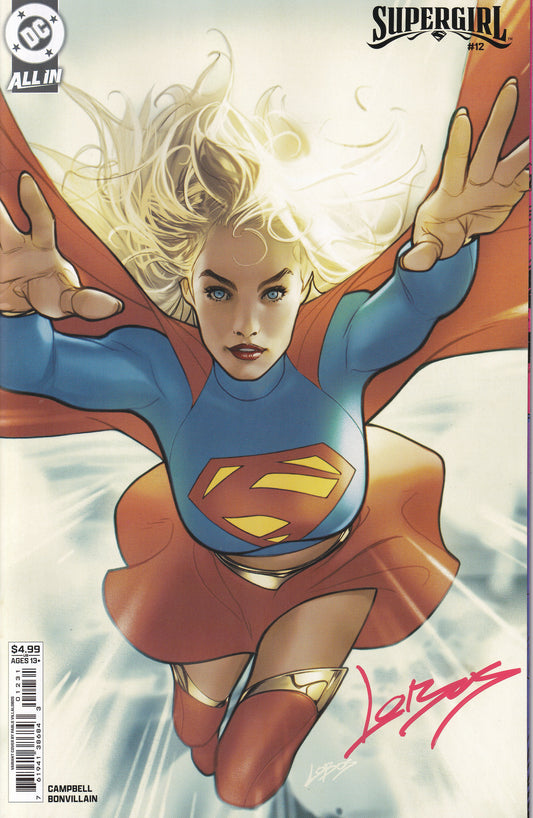 Supergirl #12 Cover C Pablo Villalobos Signed