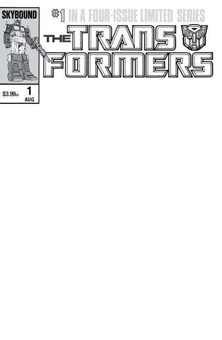 Transformers #1 40th Anniversary Edition (One Shot) Blank Sketch