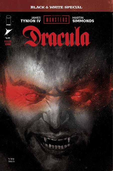 Universal Monsters Dracula B&W Special #1 Martin Simmonds