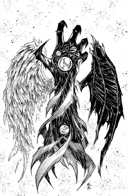 Witchblade #13 Cover D 1:10 Giuseppe Cafaro B&W Virgin - Telcomics