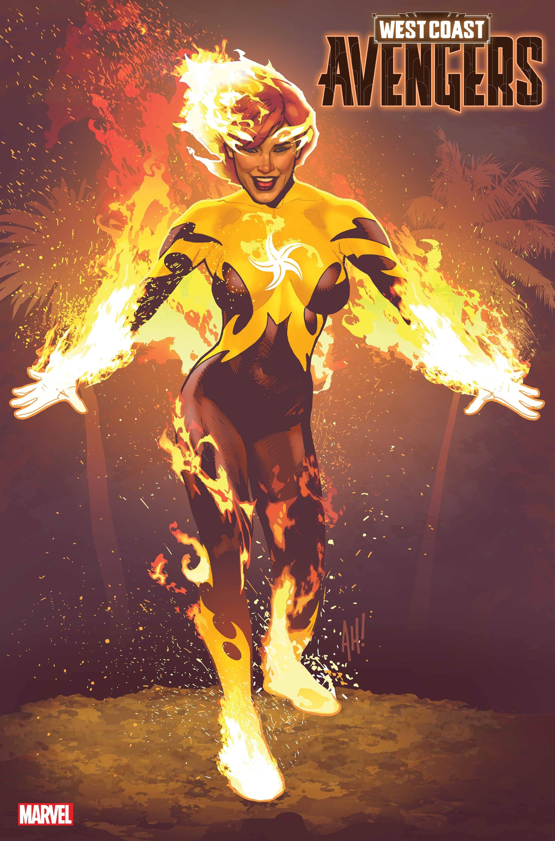 West Coast Avengers #1 Adam Hughes Foil Signed - Telcomics