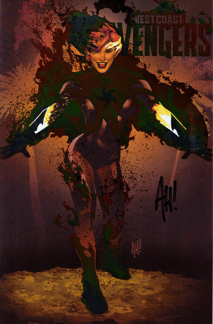 West Coast Avengers #1 Adam Hughes Foil Signed - Telcomics