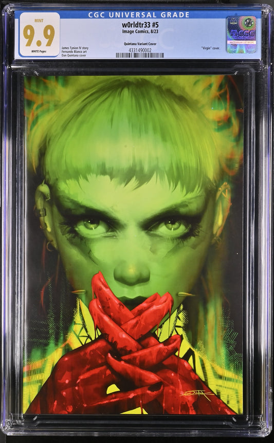 W0rldtr33 #5 - Dan Quintana Exclusive CGC 9.9 - Telcomics