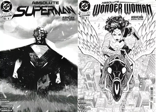 Absolute Superman and Absolute Wonder Woman #1 Ashcan NYCC 24