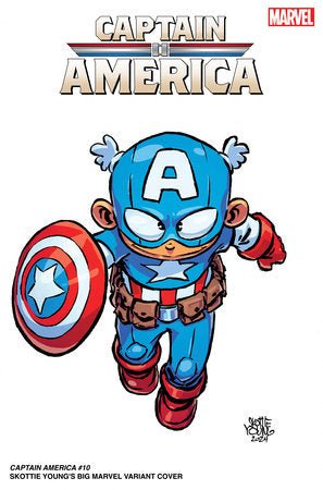 Captain America #10 Skottie Young's Big Marvel Variant - Telcomics75960620740401021