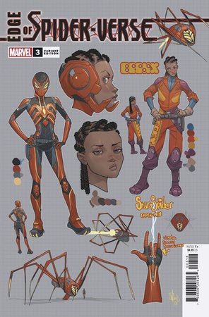 Edge of Spiderverse #3 Pete Woods Design Variant 1:10 Ratio - Telcomics