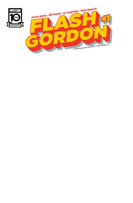 Flash Gordon # Blank Sketch Cover