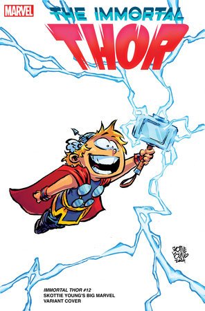 Immortal Thor #12 Skottie Young's Big Marvel Variant - Telcomics75960620664301221