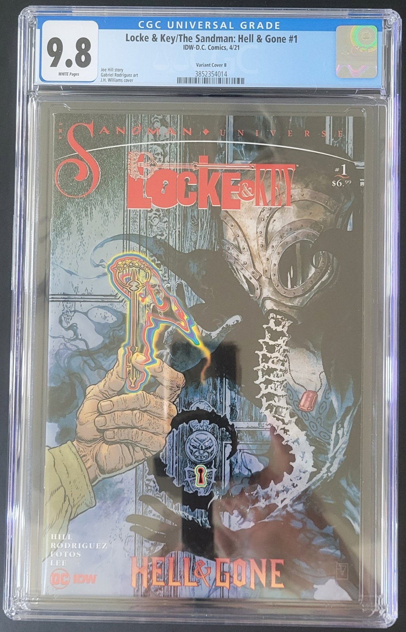 Locke and Key Sandman Hell and Gone #1 9.8 CGC Blue Label - Telcomics