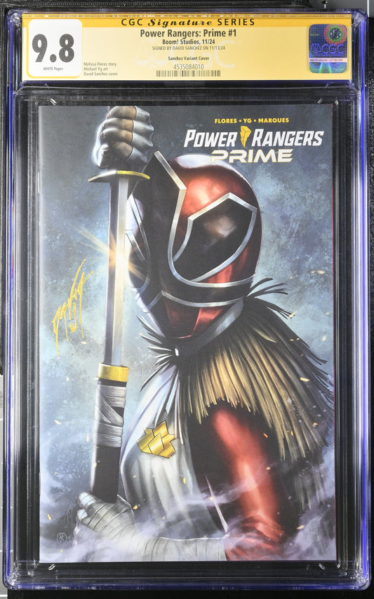 Power Rangers Prime #1 David Sanchez CGC 9.8 Signature Series