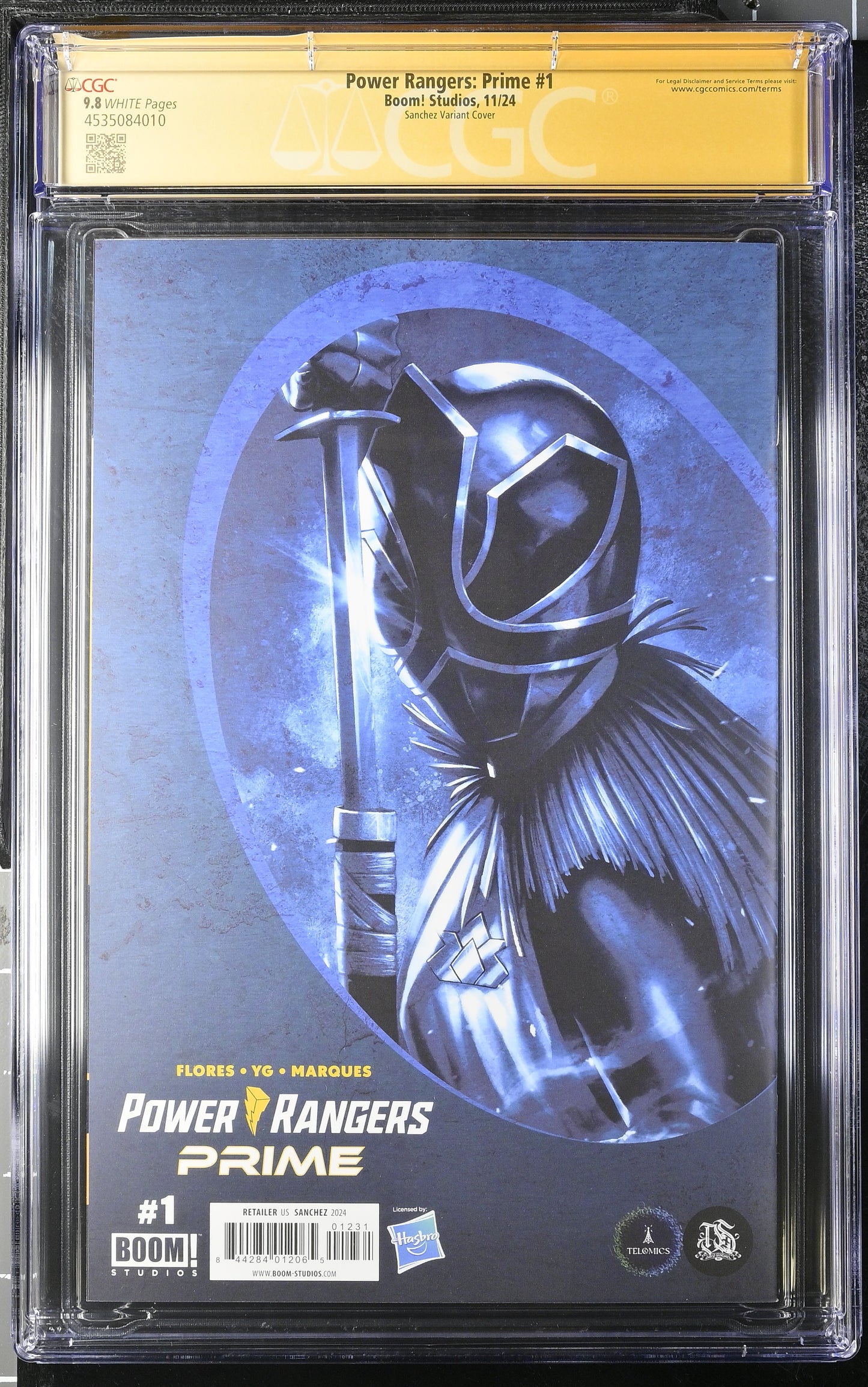 Power Rangers Prime #1 David Sanchez CGC 9.8 Signature Series