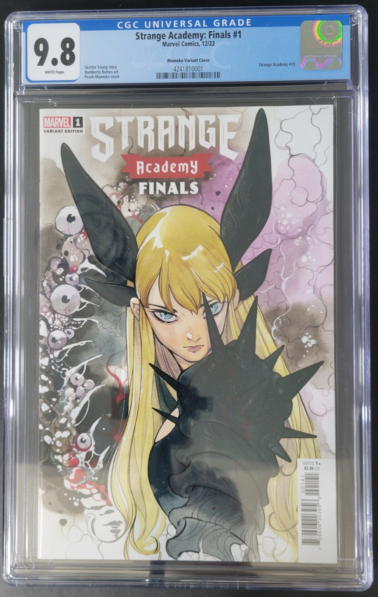 Strange Academy Finals #1 Peach Momoko 1:50 9.8 CGC Blue Label - Telcomics