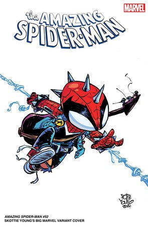 The Amazing Spider-Man #52 Skottie Young's Big Marvel Variant - Telcomics75960620200305231