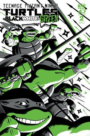 TMNT: Black, White, and Green #2 Cover A - Telcomics82771403298700211