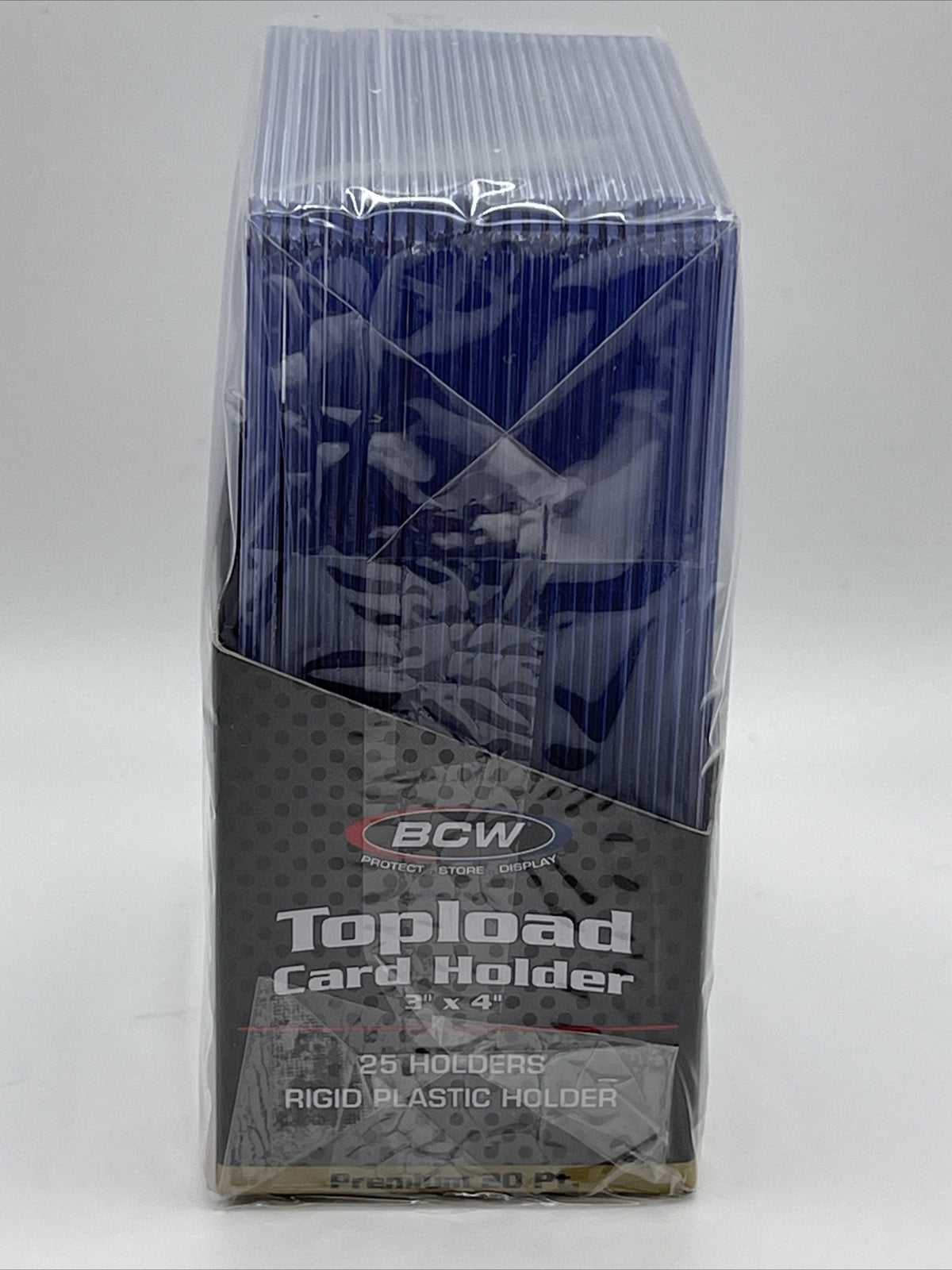 BCW  3x4 Topload Card Holder - Premium