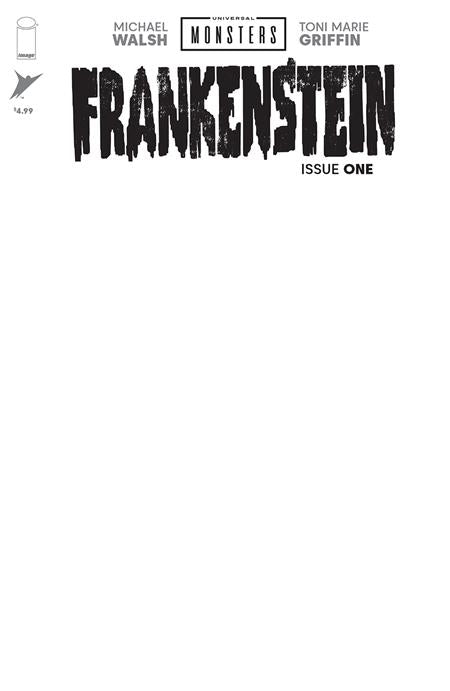 Universal Monsters Frankenstein #1 (OF 4) Blank Variant - Telcomics70985304062000181