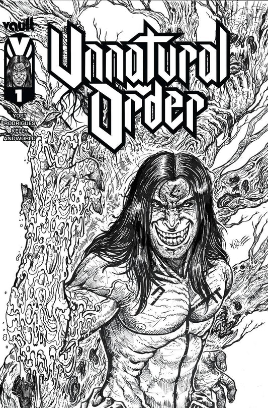 Unnatural Order #1 - F Cover Maria Wolf B&W Full Art Premium Variant - Telcomics