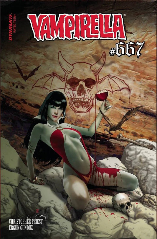 Vampirella #667 Ratio 1:7 Incentive Ratio Gunduz - Telcomics