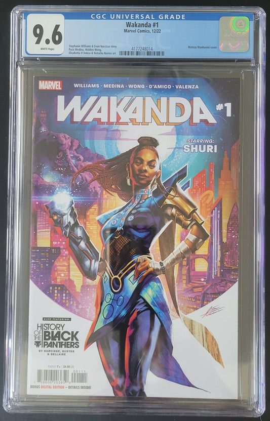 Wakanda #1 9.6 CGC Blue Label - Telcomics